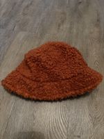 Bucket Hat aus Teddyfell braun Einheitsgroesse gebraucht