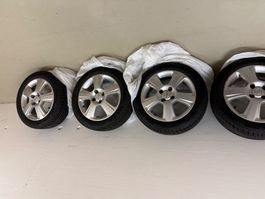 Opel 15” Alufelgen + Sommerreifen DOT 0525