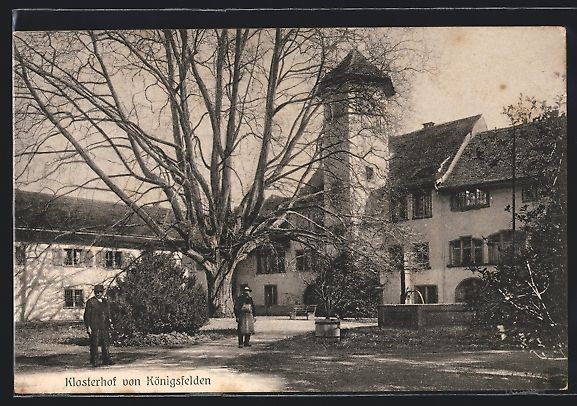 Cartoline postali: Königsfelden, Blick auf den Klosterhof – Usato da Berlin venduto da bartko-reher