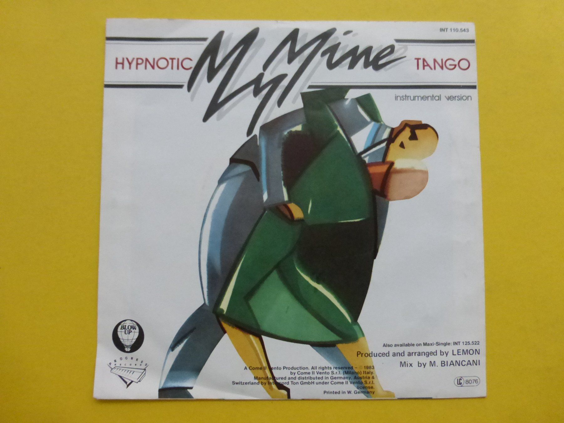 Schallplatten: My Mine – Hypnotic Tango – Gebraucht aus Zürich von Swiss57 1