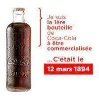 Collector: 1ère bouteille de Coca-Cola commercialisée