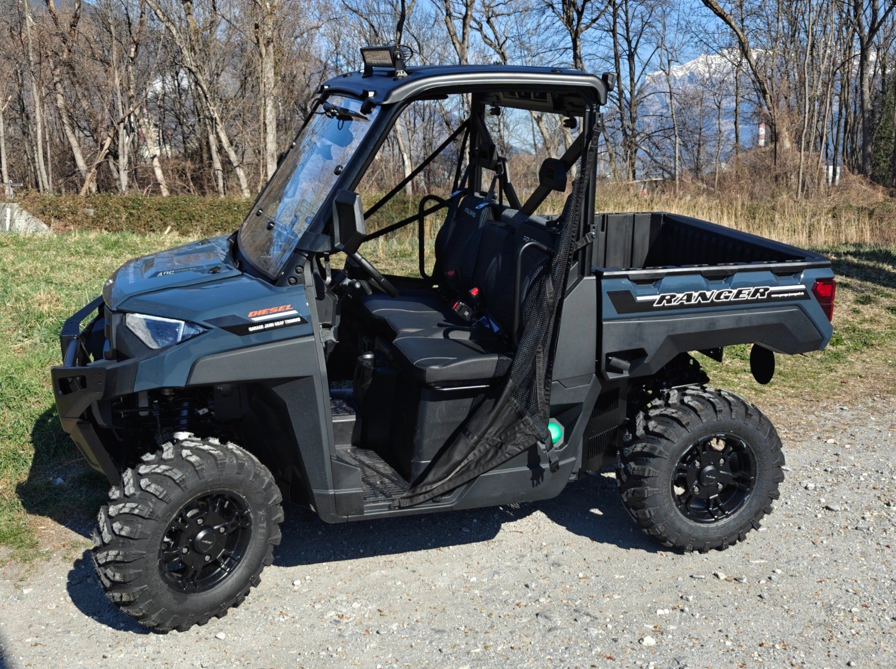 Polaris ATVs / Quads: Polaris Ranger Deluxe Diesel – Neu (gemäss Beschreibung) aus Trimmis von 0004 5