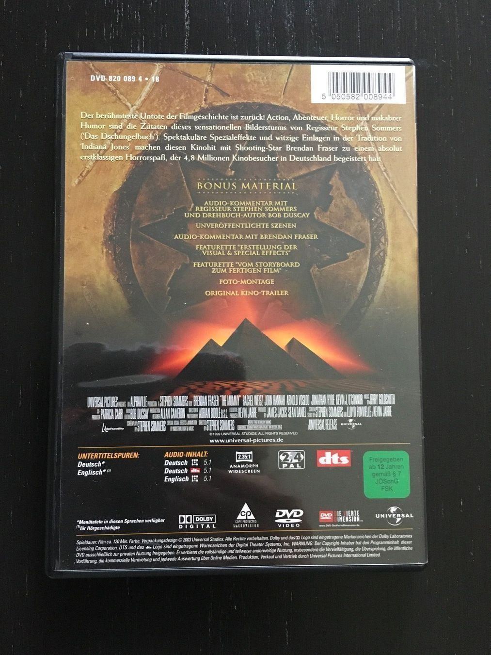 Tutti i DVDs: DVD Die Mumie – Usato da Regensdorf venduto da scheissspiel 1