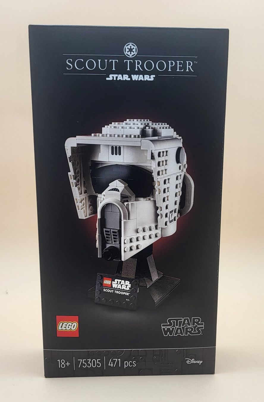 Lego Kit di costruzioni: LEGO Set Star Wars 75305 Scout Trooper Helm – Nuovo e nell'imballaggio originale da Hirschthal venduto da revivalbrickz