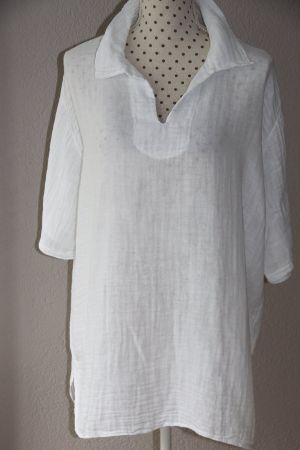 Neue Tunika / Bluse aus Baumwolle Gr.M