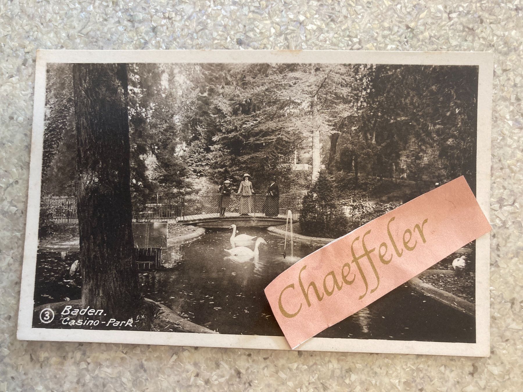Ansichtskarten: Baden,  Casino - Park – Gebraucht aus Zürich von Chaeffeler