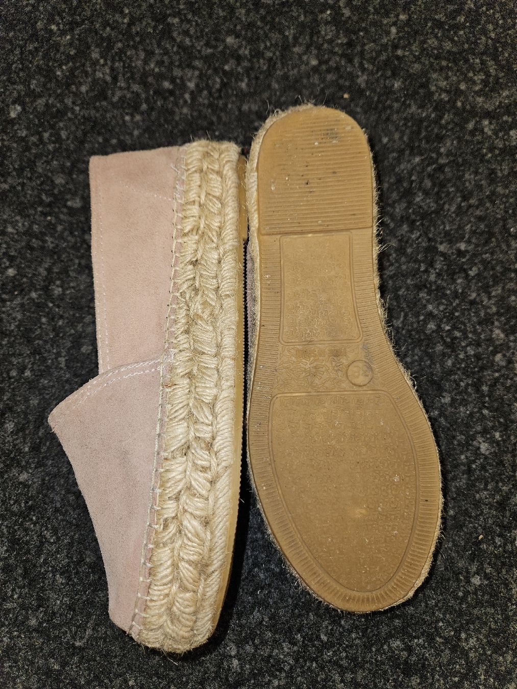 Scarpe da donna: Espadrilles Sommerschuhe, Rosa, Grösse 38 – Usato da Engelberg venduto da Titlis1000 1