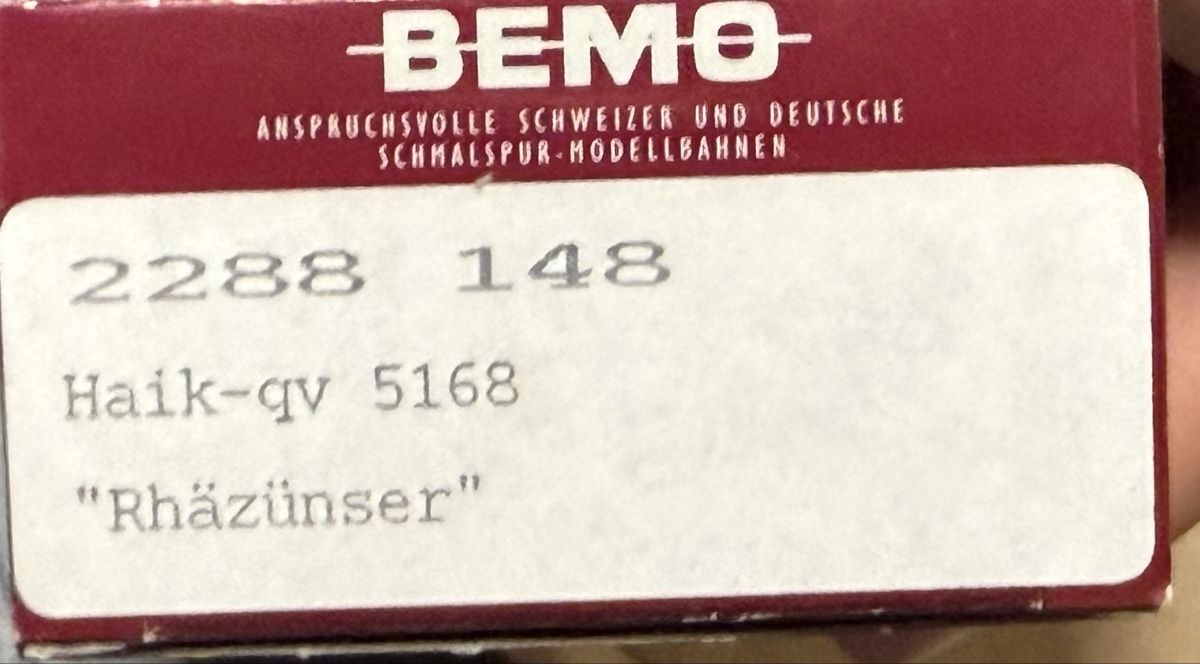 Bemo Modellini di ferrovie: Bemo RhB Passugger Schiebewandwagen – Usato da Thusis venduto da Jasmin1991995 1