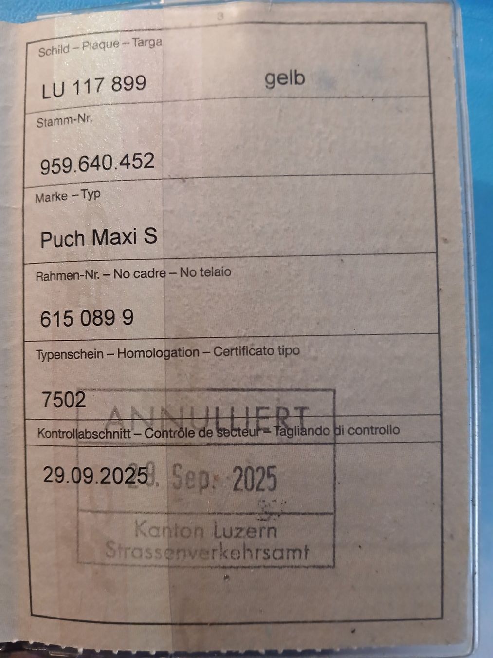 Puch Mofas: Puch Maxi S – Gebraucht aus Hölstein von moped01 7
