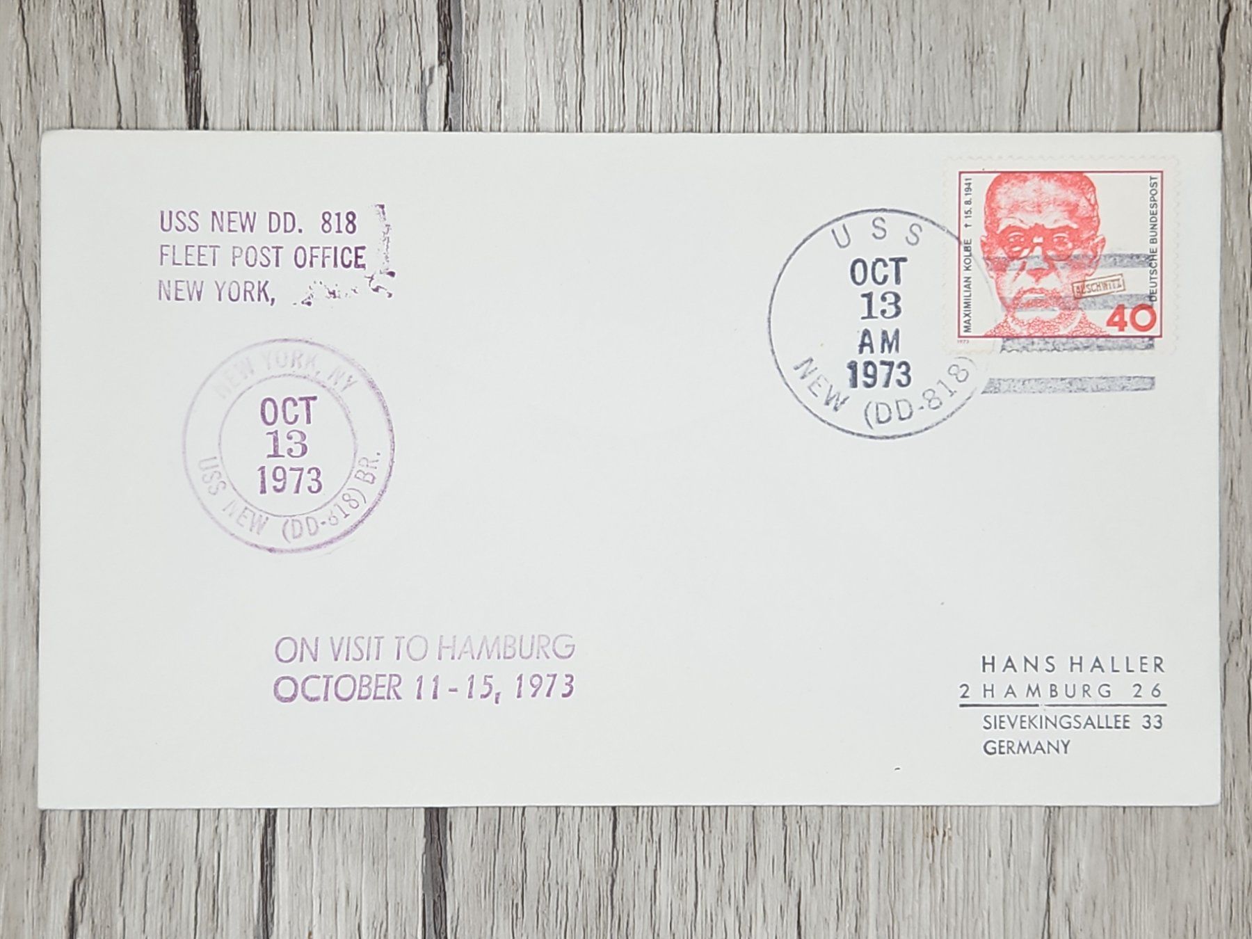 Tutti i francobolli: CL14 Enveloppe + Timbre Allemagne 1973 – Usato da Cousset venduto da Patrick_Collections