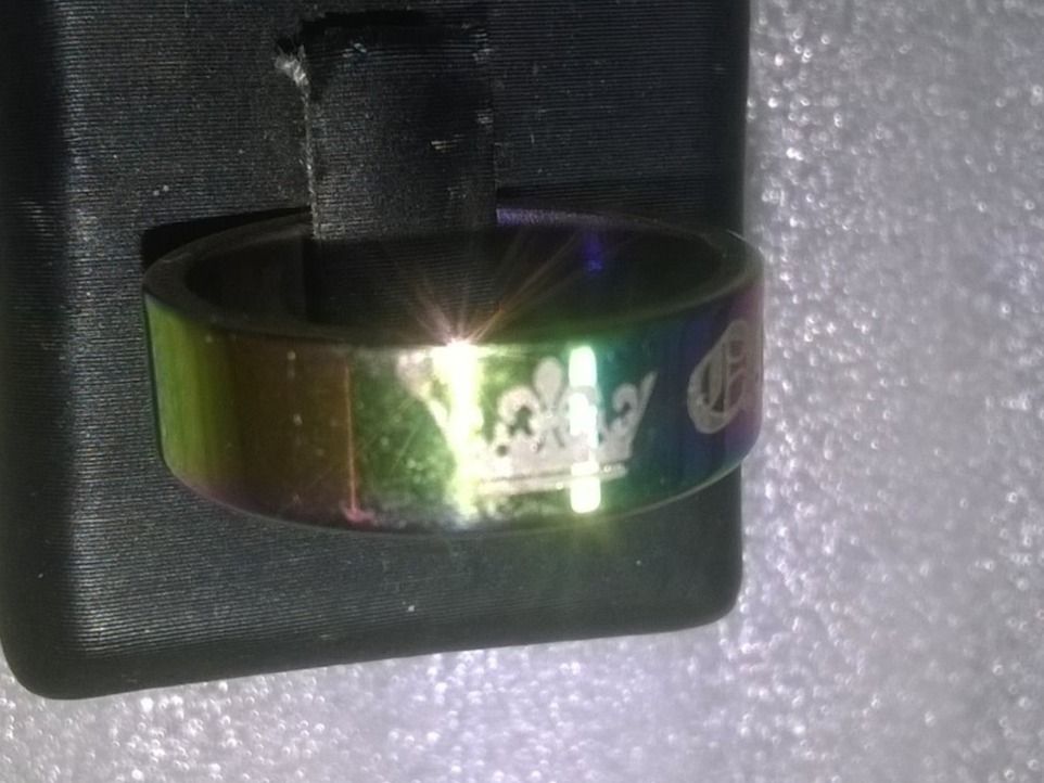 Anelli: RING EDELSTHAL,,QUEEN,,,REGENBOGEN FARBE – Nuovo (secondo la descrizione) da Basel venduto da bijoutrie_4