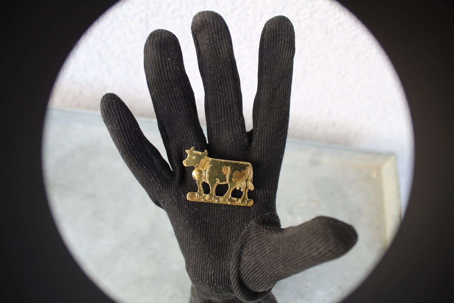 Spille & Fermagli: Urchige Broche, Kuh – Usato da Locarno venduto da madame-tus-sauds