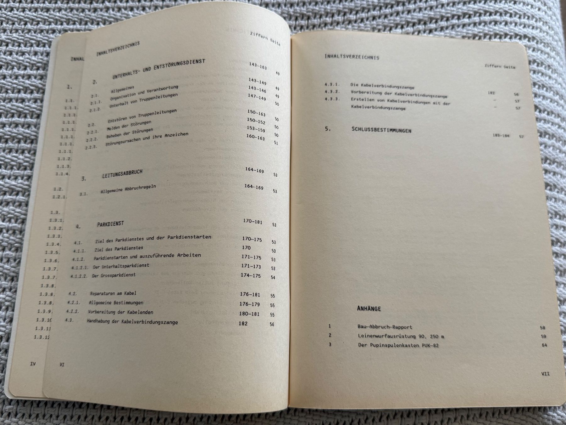 Bücher: 5 Reglemente Uebermittlungstruppen Schweizer Armee – Gebraucht aus Brütten von Hst1 2