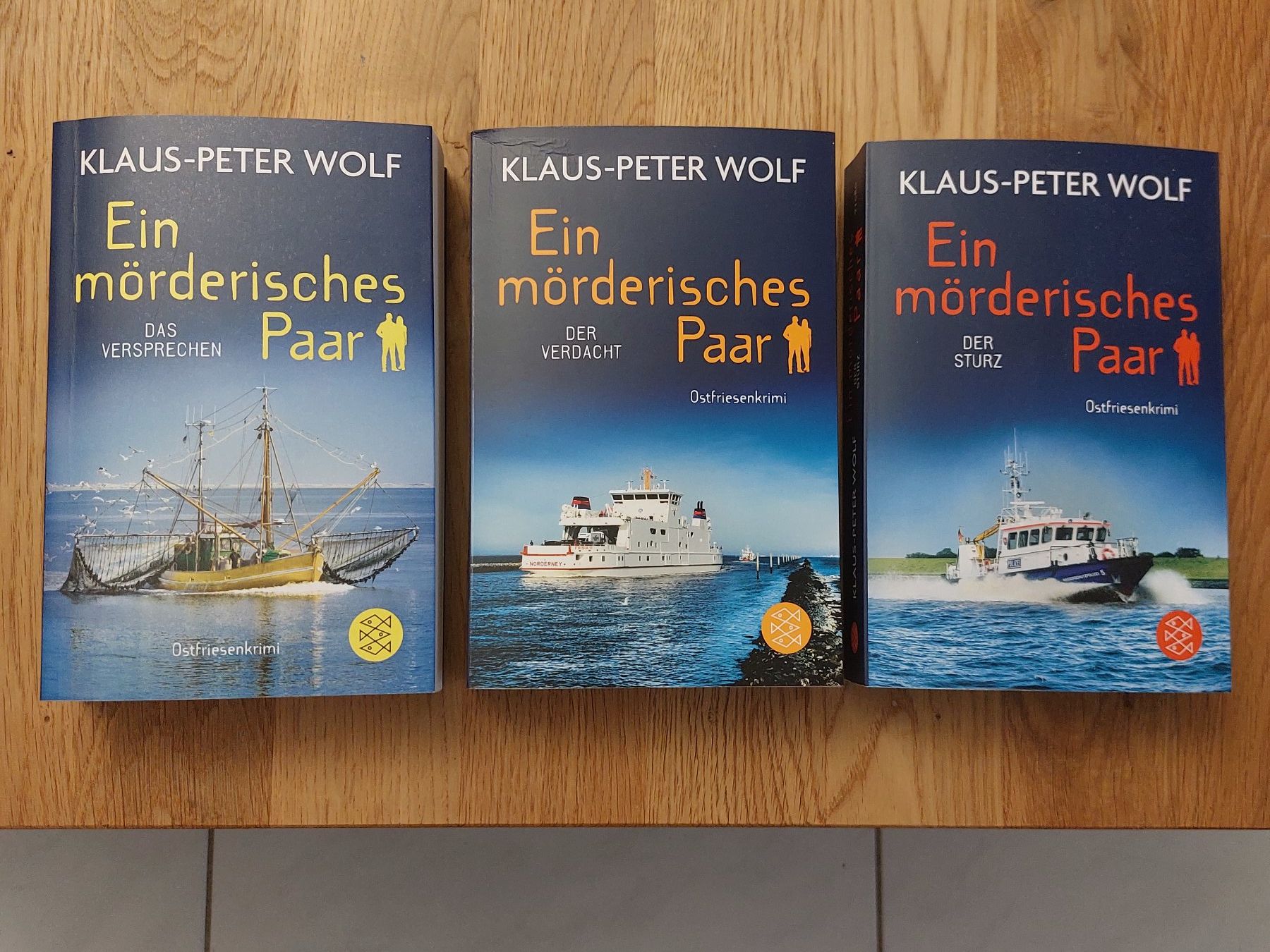 Libri: KLAUS-PETER WOLF/ Ein mörderisches Paar Bd. 1-3 – Usato da Mönchaltorf venduto da Alphons5