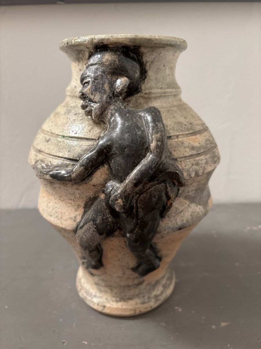 Vasi & Recipienti: Antike ausdrucksstarke Keramik Vase – Usato da Basel venduto da magnummarine