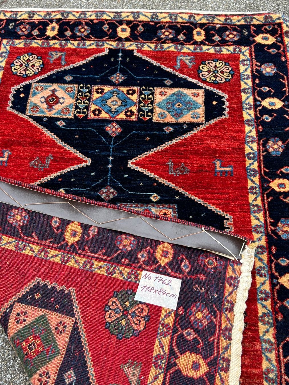Tappeti: Extrem feine schöne Perfekte Kashkuli Perserteppich 118x84cm – Usato da Steinhausen venduto da Super05 9