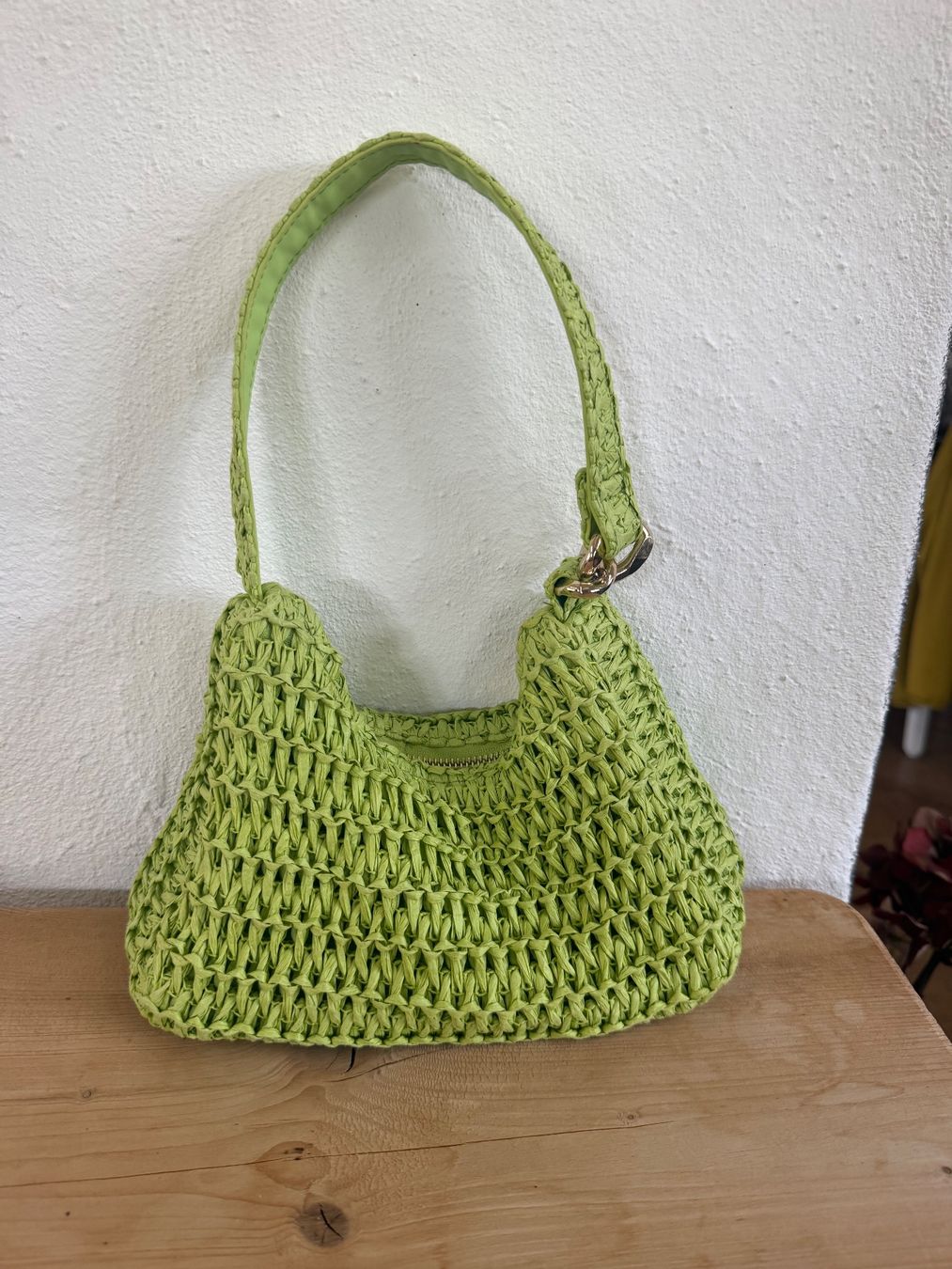 H&M Borse da donna: Sac à main tressé vert H&M – Usato da Prez-vers-Siviriez venduto da mar_n29z 2
