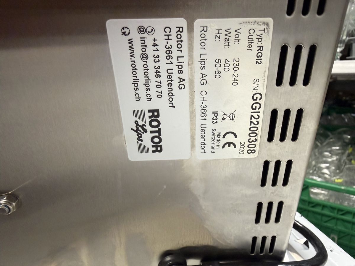 Elettrodomestici da cucina: Rotor Gemüseschneider  RG12  – Usato da Niederwangen BE venduto da HasGastrobedarf 8