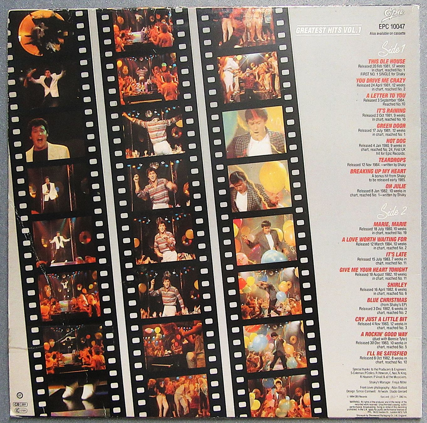 Schallplatten: Shakin Stevens - Greatest Hits - LP ab CHF 3.00 – Gebraucht aus Auenstein von Padabimbim 1