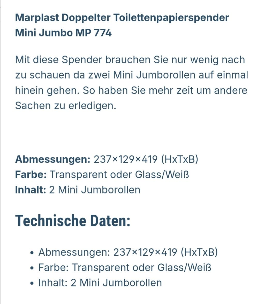 WC: Minijumbo WC-Rollenhalter – Neu und originalverpackt aus Winterthur von Chrigel227 1