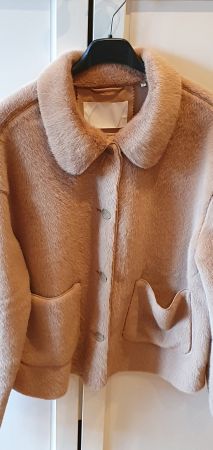 fabrikneue Jacke Kurzjacke Felloptik