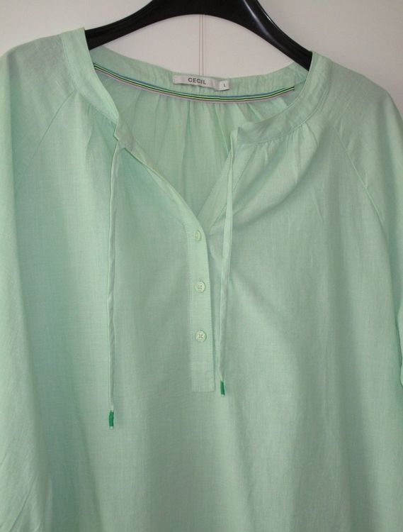 Cecil Blusen: Gr. L Cecil Bluse Sommer neu türkis mint – Neu (gemäss Beschreibung) aus Sutz von Dalilea 1