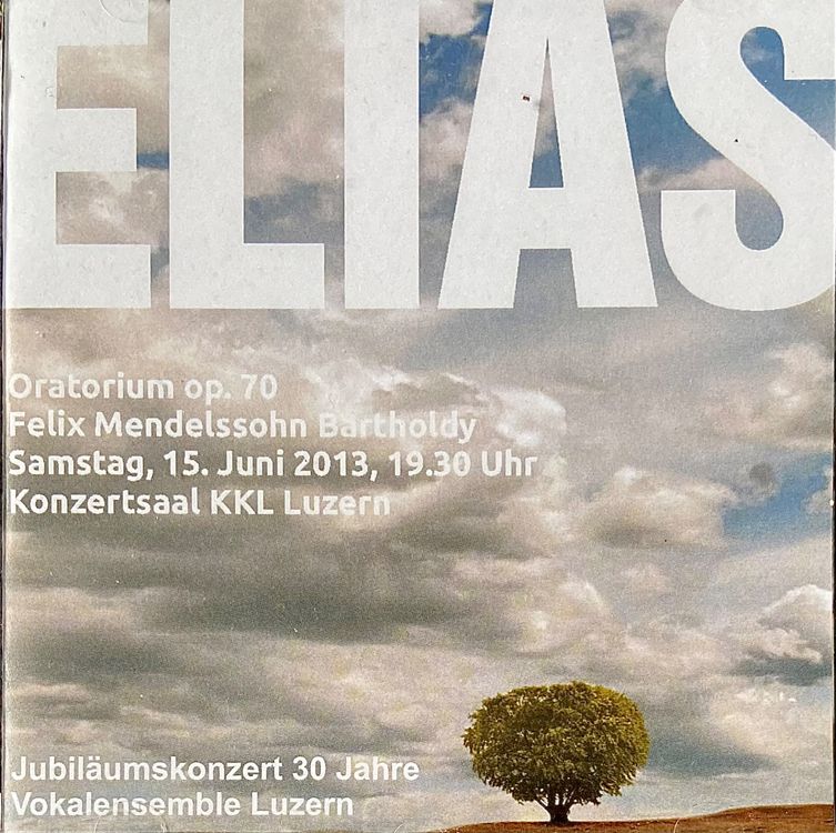 2 cds felix mendelssohn elijah elias kkl luzern kaufen auf ricardo