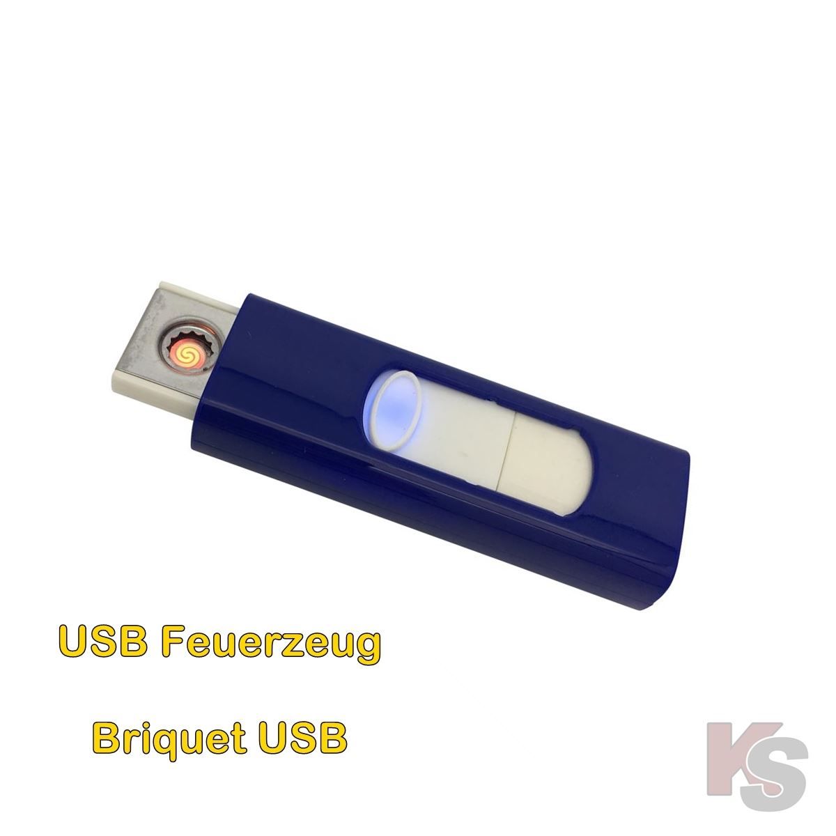 Accendini: Feuerzeug mit USB Stick aufladbar, blau – Nuovo e nell'imballaggio originale da Wettingen venduto da Swala 2