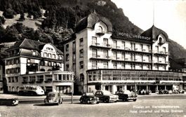 Flüelen. Hotel Urnerhof und Hotel Sternen