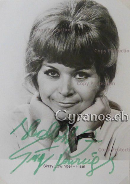 Autografi: Sissy Löwinger (1940-2011) Schauspielerin - Autogramm – Usato da Dietikon venduto da immortal-stars