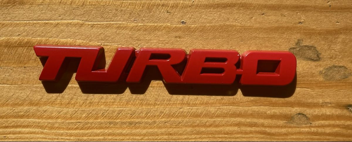 Insegne: 3 Turbo Embleme mit Kleberückseite – Nuovo e nell'imballaggio originale da Chur venduto da Hechtl2 2