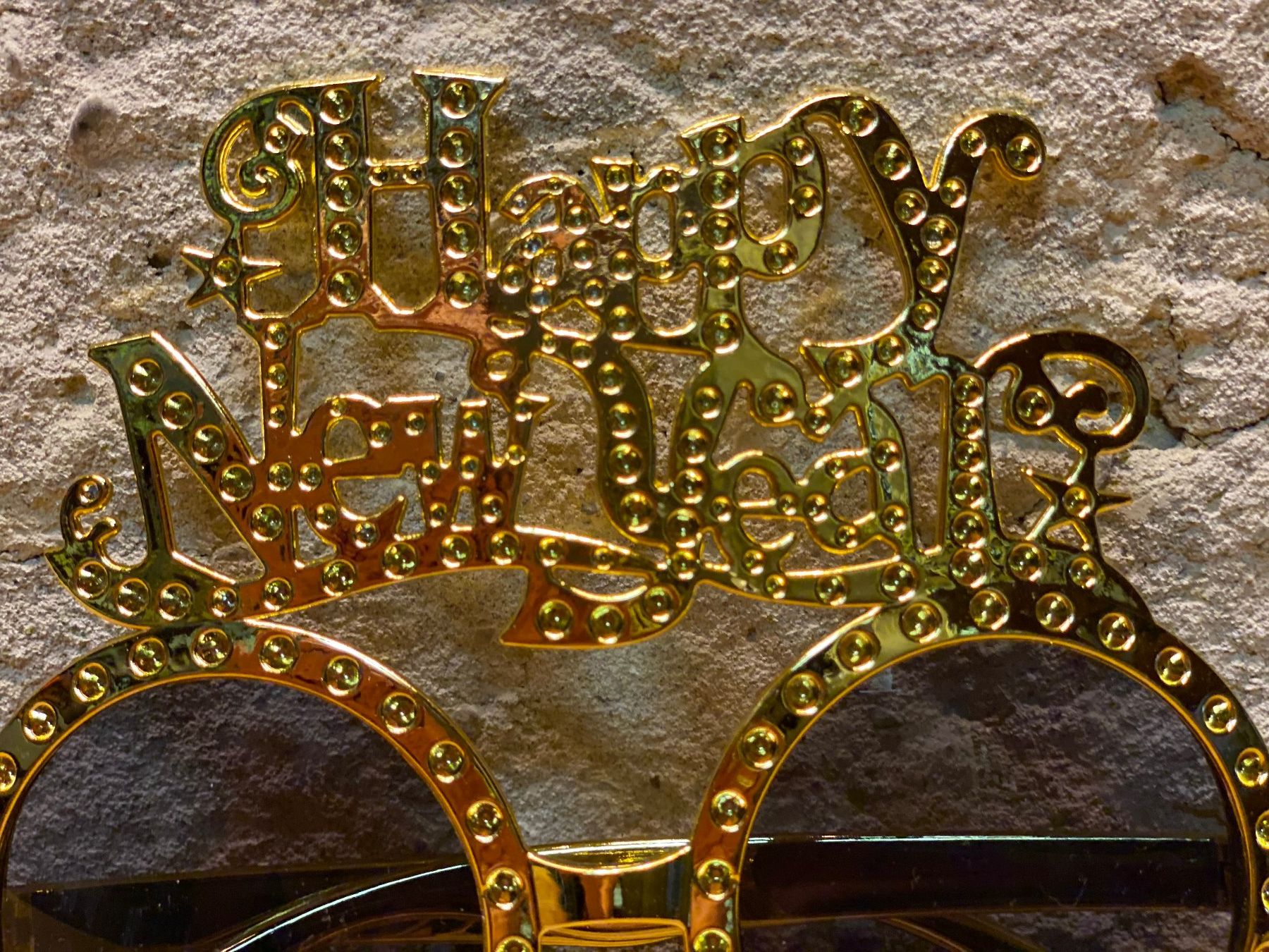 Kostüme: Goldige Partybrille "Happy New Year" – Gebraucht aus St.Gallen von kingsamas 2