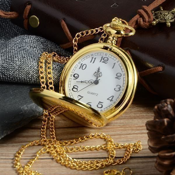 Uhren: Taschenuhr mit Kette goldfarbig – Neu und originalverpackt aus Diepoldsau von preisparadies-ch 3