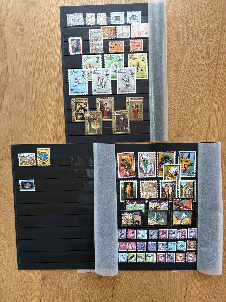 Tous les timbres: Collection timbres UAR - Manama -Ajman-Fujera - Saudi - etc – D'occasion à Zweisimmen par Domii 1