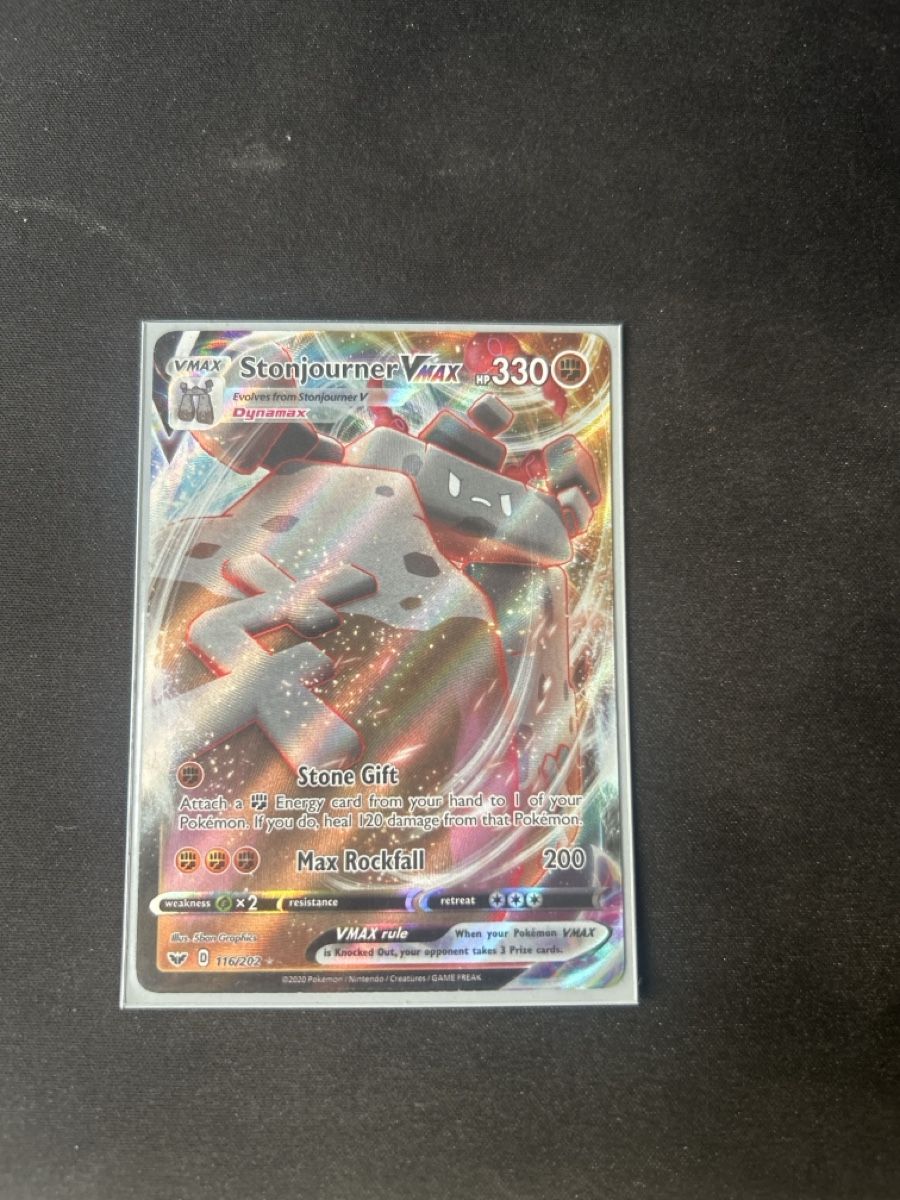 Pokémon Carte collezionabili: Stonjourner Vmax  – Nuovo (secondo la descrizione) da Martigny venduto da cra_bky9