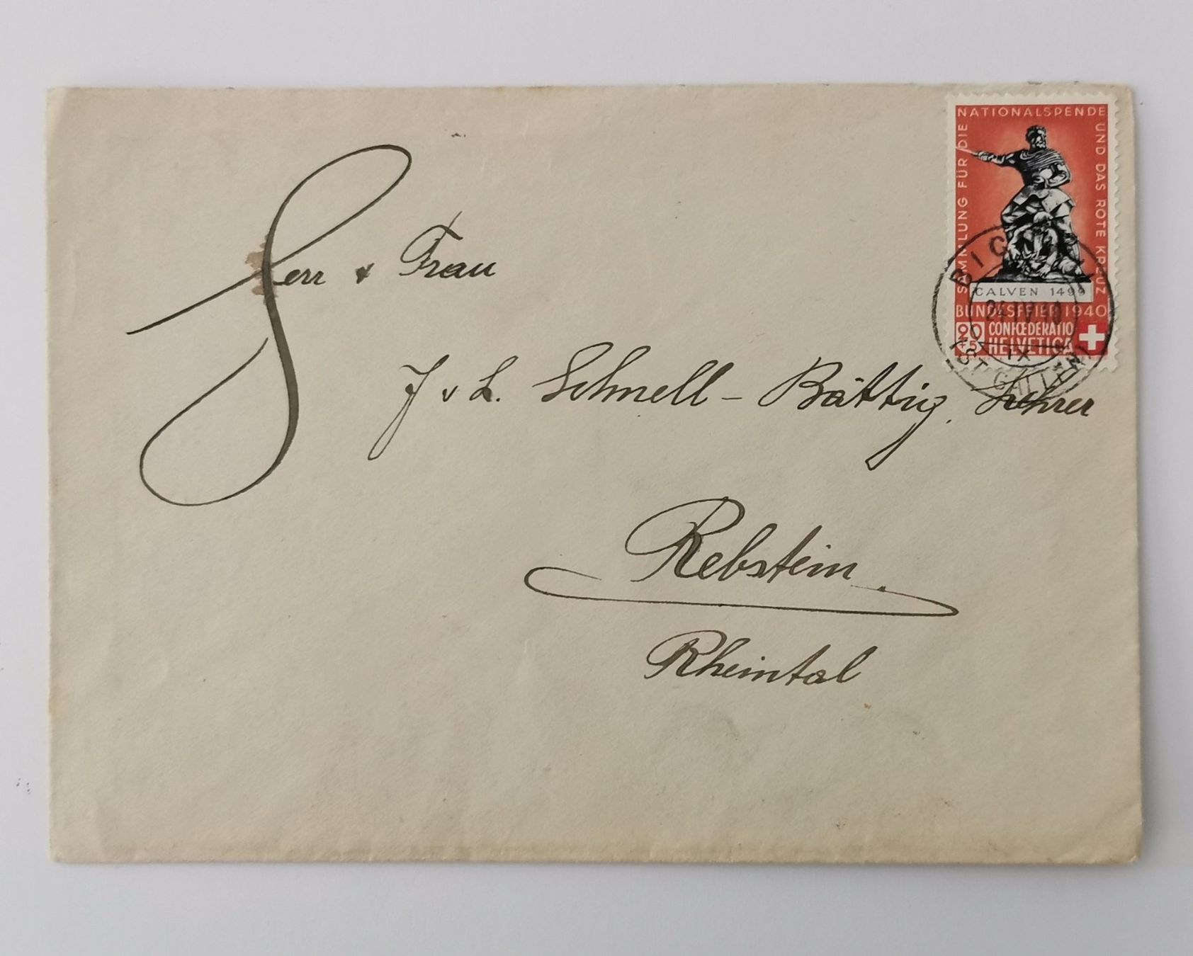 Alle Briefmarken: 1940 – Gebraucht aus Aadorf von Chnorli-Furz