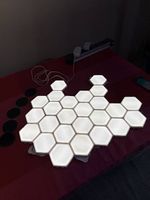 Tactile lights for wall