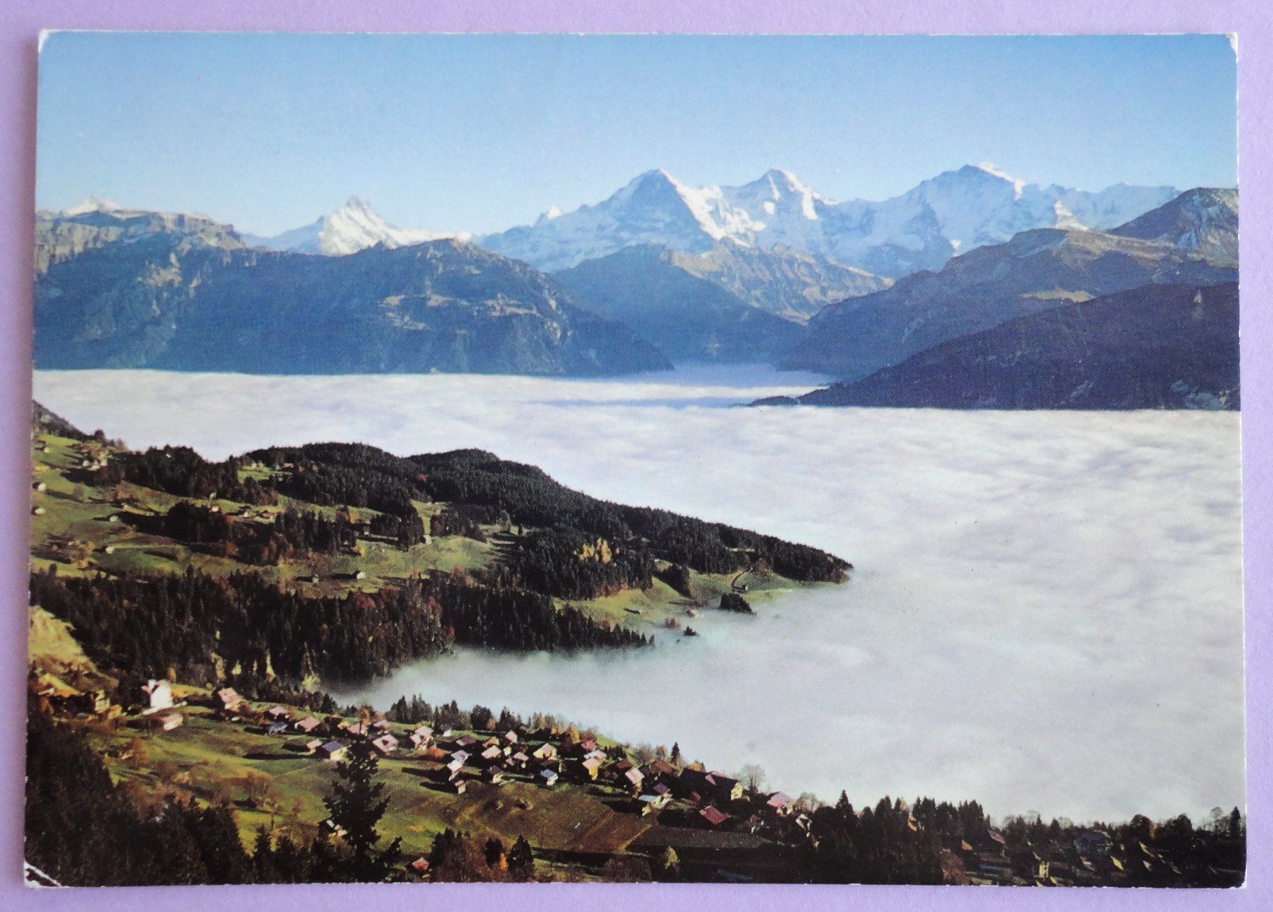Ansichtskarten: Beatenberg 1200 m, Nebelmeer – Gebraucht aus Fétigny von Billy2miny