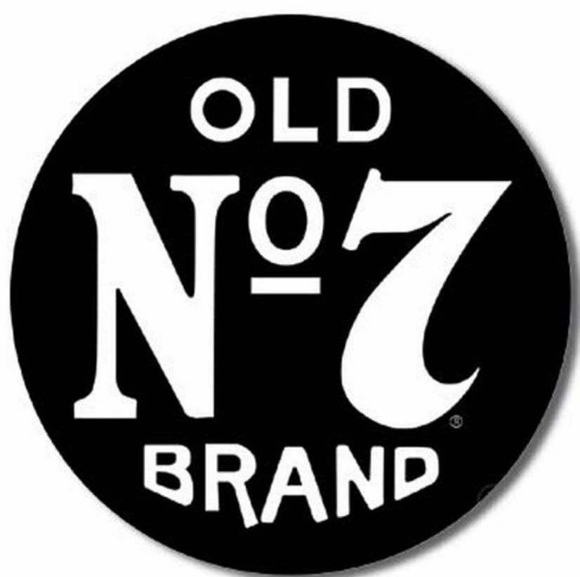 Ecriteaux: Blechschild rund-OLD NO 7 BRAND – Neuf avec emballage d'origine à Rupperswil par big-one-sale