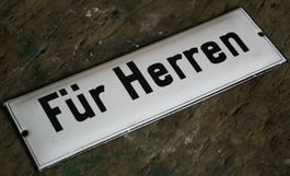 Emailschild "Für Herren"