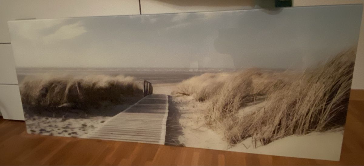 Foto & Immagini: Glasbild Sanddüne mit Holzsteg – Usato da Lüscherz venduto da junior74 2