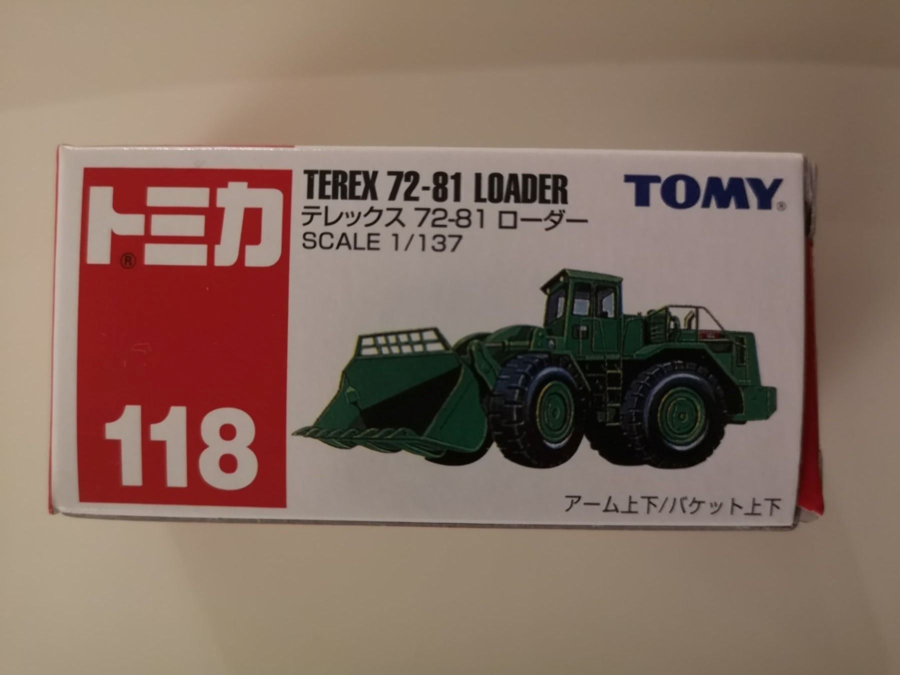 Modellautos: Tomica 118 Terex 72-81 Loader Tomy – Neu (gemäss Beschreibung) aus Echichens von aegis0129