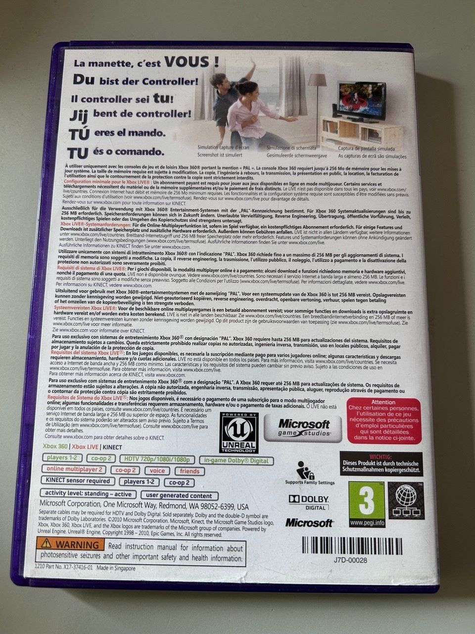 Microsoft Giochi: Kinect Adventures! Xbox 360 – Usato da Giubiasco venduto da LorisVale 1