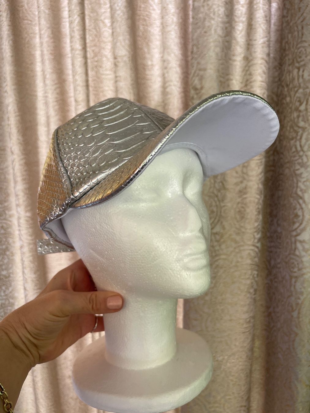 Accessori per capelli: cappello in argento con printe pitone – Nuovo e nell'imballaggio originale da Gordevio venduto da LanaZimm 5