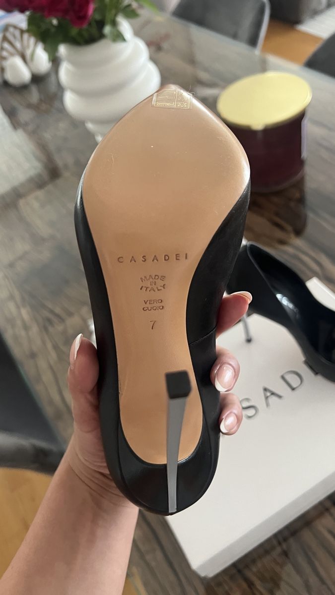 Casadei Scarpe da donna: CASADEI Blade Leather Pump – Nuovo e nell'imballaggio originale da Staufen venduto da sib_x8p9 5