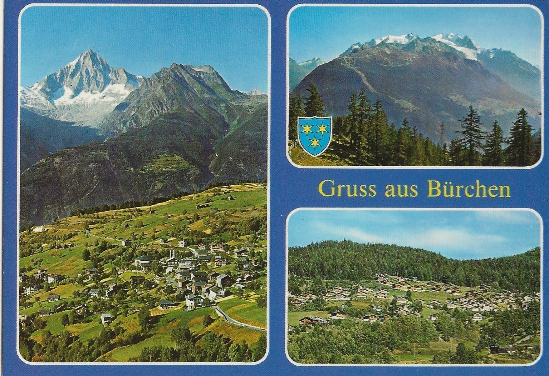 Cartoline postali: Gruss aus Bürchen VS – Usato da Frauenfeld venduto da Merk52