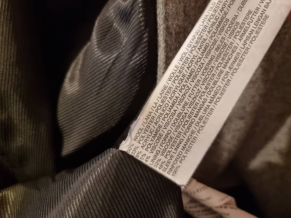 Mango Cappotti: Grauer Mango Wollmantel S – Usato da Zürich venduto da Takili123 1