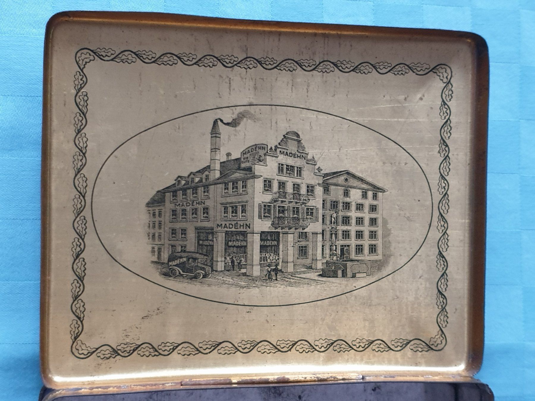 Barattoli: Vintage Blechdose Dose MADEHN – Usato da Mörschwil venduto da spirspi 2