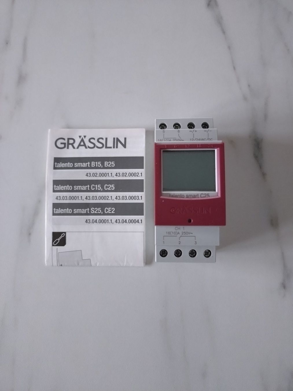 Componenti elettronici: Grässlin talento smart C25 Zeitschaltuhr 12/24V – Nuovo (secondo la descrizione) da Steinhausen venduto da _Bergler_ 1