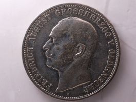 5 Mark Oldenburg 1901 A Friedrich August  J.95 SS+ 10'000 Ex